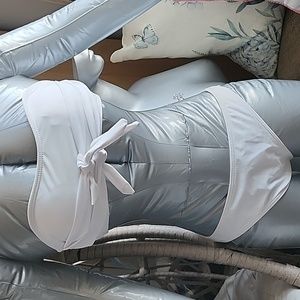 Strapless bikini size S white